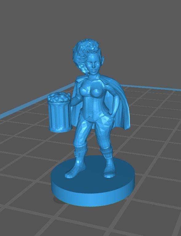 Halfling Rogue Mini - DND - Pathfinder - Dungeons & Dragons - RPG - Tabletop - mz4250- Miniature-28mm-1"Scale