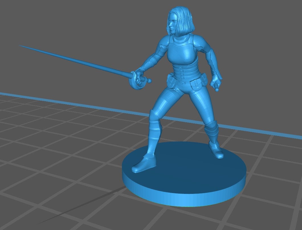 Human Rogue Mini Pack 1 - DND - Pathfinder - Dungeons & Dragons - RPG - Tabletop - mz4250- Miniature-28mm-1"Scale