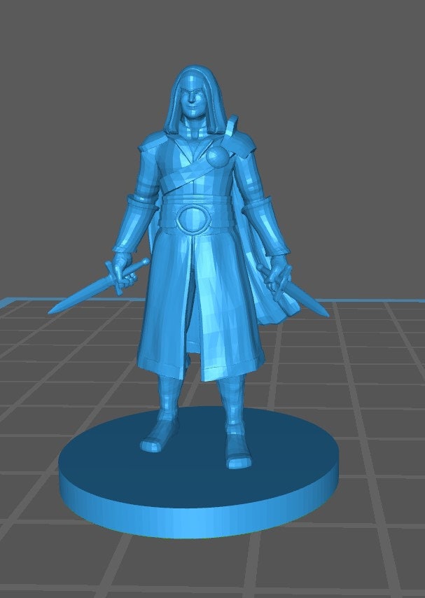 Human Rogue Mini Pack 2 - DND - Pathfinder - Dungeons & Dragons - RPG - Tabletop - mz4250- Miniature-28mm-1"Scale