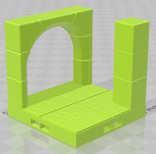 Seraphim 4 2x2 Arches - Seraphim -Pathfinder-Dungeons&Dragons-RPG-Tabletop-Terrain-28mm-AetherStudios