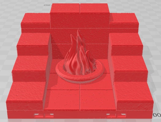 Seraphim Statues Stairs - Seraphim -Pathfinder-Dungeons&Dragons-RPG-Tabletop-Terrain-28mm-AetherStudios