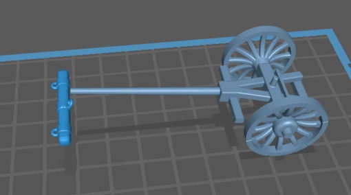 Napleonic French limber - Great for Table Top War Games And Dioramas - Resin 28mm Miniatures -