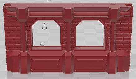 Uptown Exteriors Walls Set 2 - Tycho City -Pathfinder-Dungeons&Dragons-RPG-Tabletop-Terrain-28mm-AetherStudios