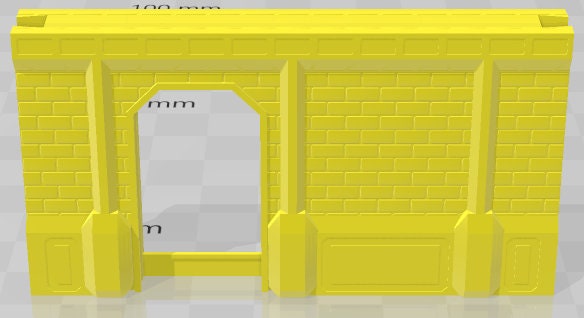 Uptown Interior Walls - Tycho City -Pathfinder-Dungeons&Dragons-RPG-Tabletop-Terrain-28mm-AetherStudios