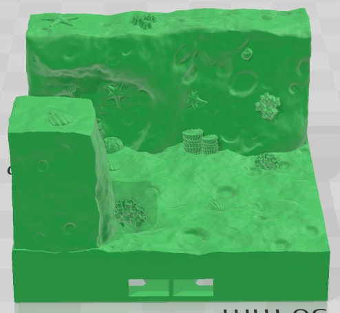 Atlantis Half Sea Caves And Thermal Vents Set 2 -Pathfinder-Dungeons&Dragons-RPG-Tabletop-Terrain-28mm-AetherStudios