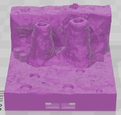 Atlantis Half Sea Caves And Thermal Vents Set 2 -Pathfinder-Dungeons&Dragons-RPG-Tabletop-Terrain-28mm-AetherStudios