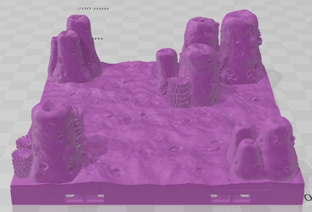 Atlantis Half Sea Caves And Thermal Vents Set 3 -Pathfinder-Dungeons&Dragons-RPG-Tabletop-Terrain-28mm-AetherStudios