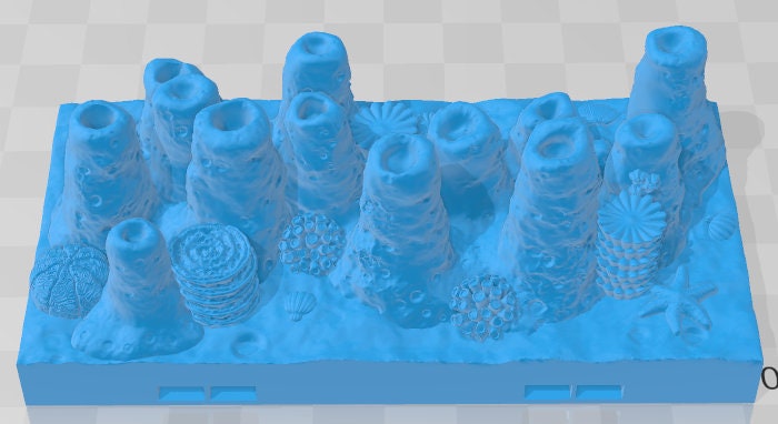 Atlantis Half Sea Caves And Thermal Vents Set 3 -Pathfinder-Dungeons&Dragons-RPG-Tabletop-Terrain-28mm-AetherStudios