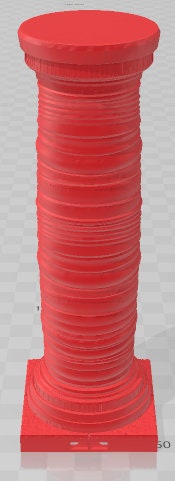 Seraphim Giant Pillars 2x2 Tiles - Seraphim -Pathfinder-Dungeons&Dragons-RPG-Tabletop-Terrain-28mm-AetherStudios