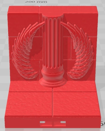Seraphim Wall Expansion Wall 3 - Seraphim -Pathfinder-Dungeons&Dragons-RPG-Tabletop-Terrain-28mm-AetherStudios