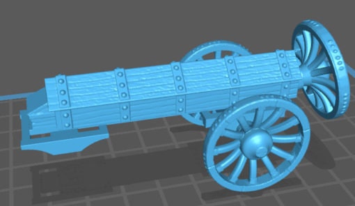 Napleonic French Caisson - Great for Table Top War Games And Dioramas - Resin 28mm Miniatures -