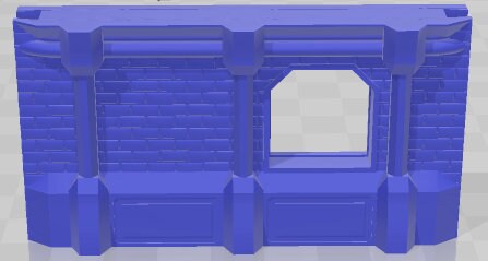 Uptown Exteriors Walls Set 1 - Tycho City -Pathfinder-Dungeons&Dragons-RPG-Tabletop-Terrain-28mm-AetherStudios