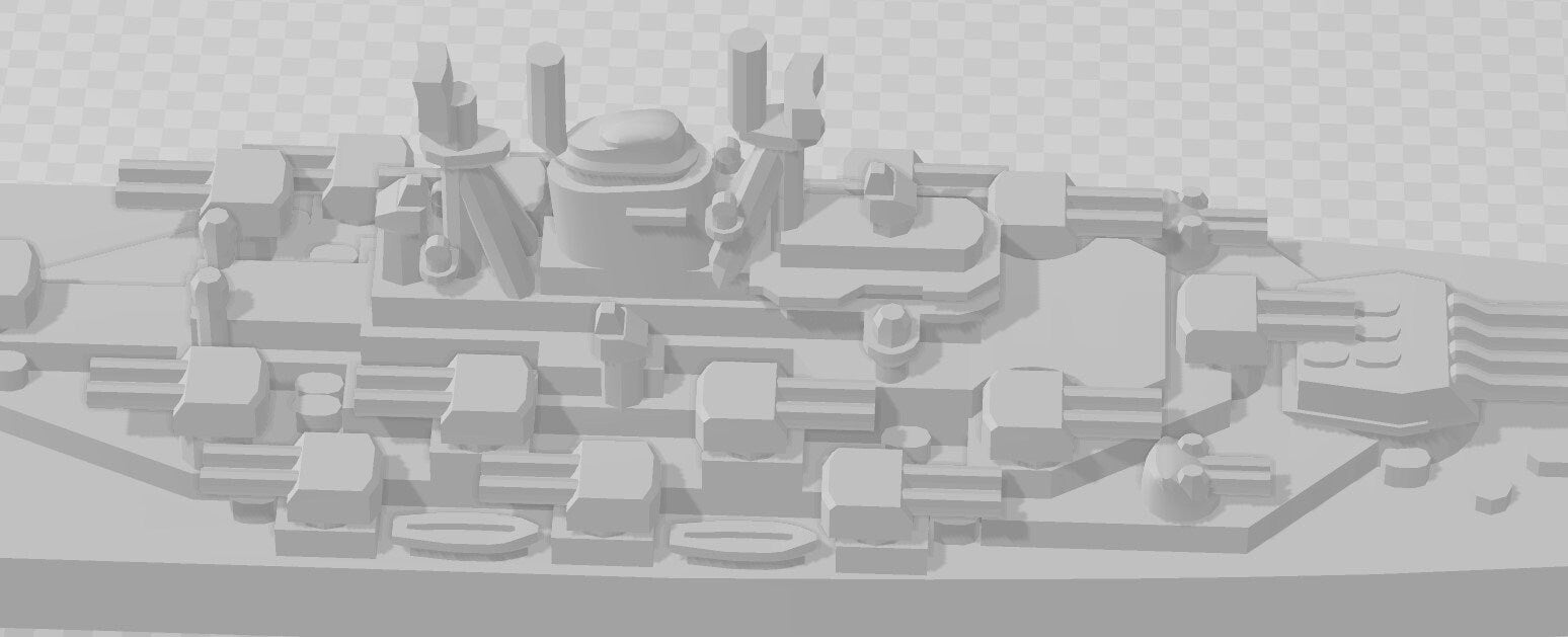 Battleship - USS Kentucky BBA-66 - What-If - US Navy - Wargaming - Axis and Allies - Naval Miniature - Warships