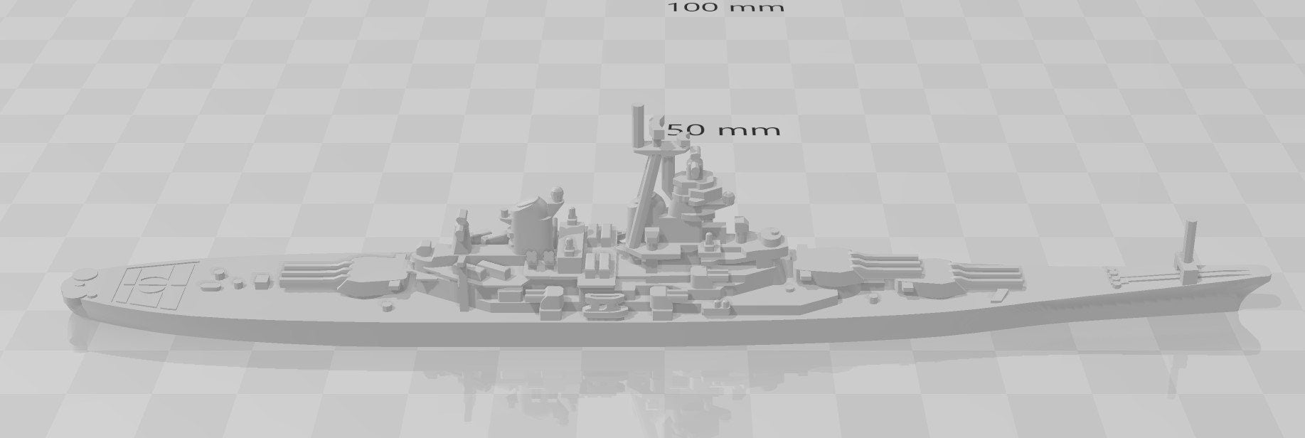 Battleship - USS Missouri BB-63 c.1992 - US Navy - Wargaming - Axis and Allies - Naval Miniature - Tabletop Games - Warships