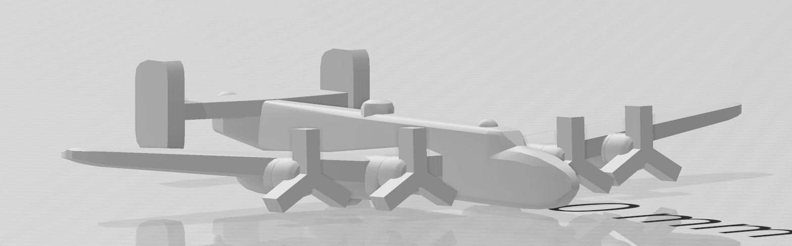 Aircraft - Handley Page Halifax - UK Royal Navy - 1:900 - Wargaming - Axis and Allies - Naval Miniature - Warships