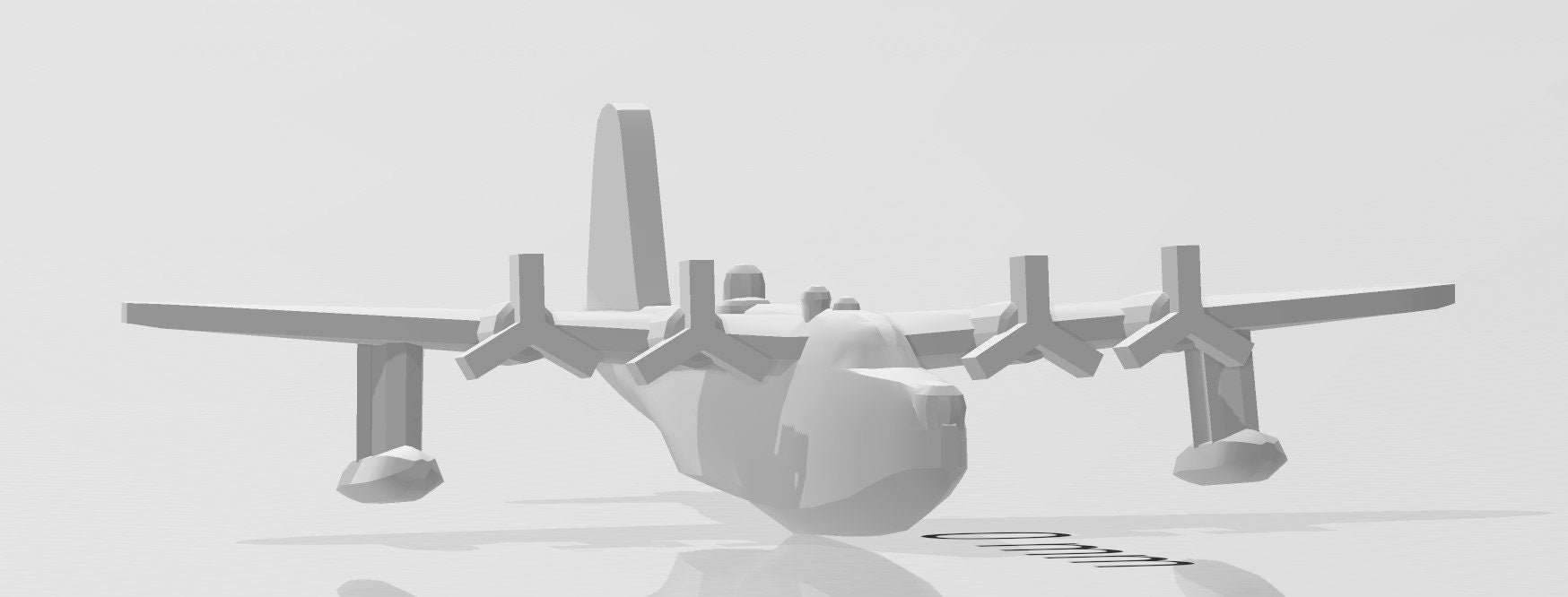 Aircraft - Short Sunderland - Flying Boat- UK Royal Navy - 1:900 - Wargaming - Axis and Allies - Naval Miniature - Warships