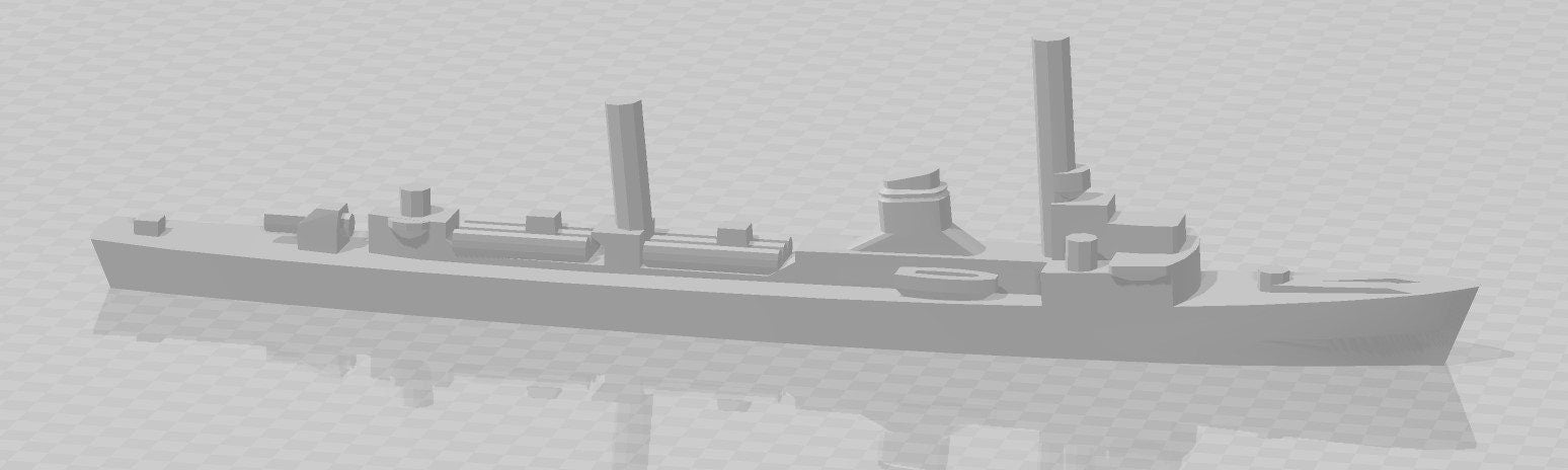 Type 1935 - Torpedo Boat - Sold in Pairs - German Navy - Wargaming - Axis and Allies - Naval Miniature - Warships