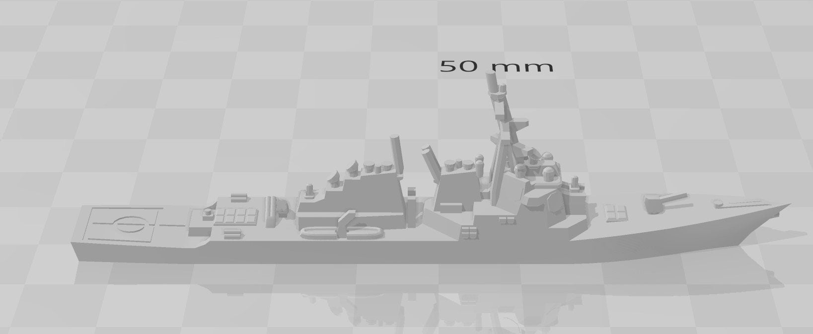 Destroyer - Arleigh Burke Class Flight I- USN - Wargaming - Axis and Allies - Naval Miniature - Tabletop Games - Warships