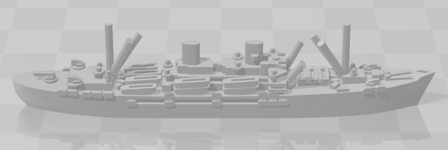 Artemis Class - Attack Transport - US Navy - Wargaming - Axis and Allies - Naval Miniature - Tabletop Games - Warships