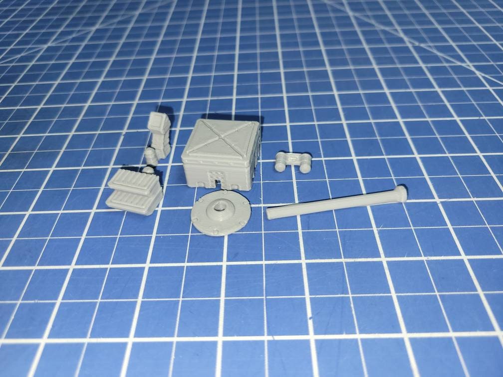 Modular Walkway Stage - Novus Landing - Starfinder - Cyberpunk - Science Fiction - Syfy - RPG - Tabletop - Scatter- Terrain- 28 mm / 1"