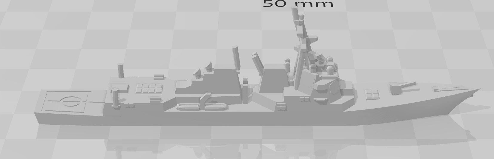 Destroyer - Arleigh Burke Class Flight IIA- USN - Wargaming - Axis and Allies - Naval Miniature - Tabletop Games - Warships