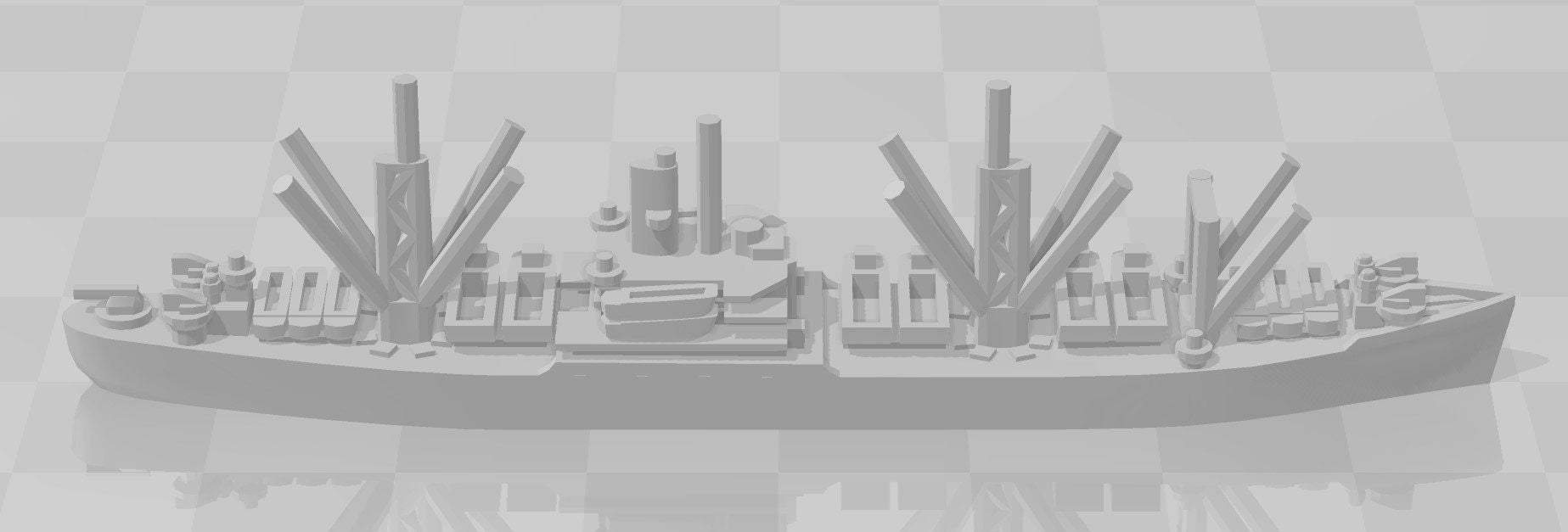 Andromeda Class - Attack Transport - US Navy - Wargaming - Axis and Allies - Naval Miniature - Tabletop Games - Warships