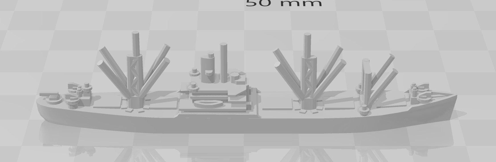 Andromeda Class - Attack Transport - US Navy - Wargaming - Axis and Allies - Naval Miniature - Tabletop Games - Warships