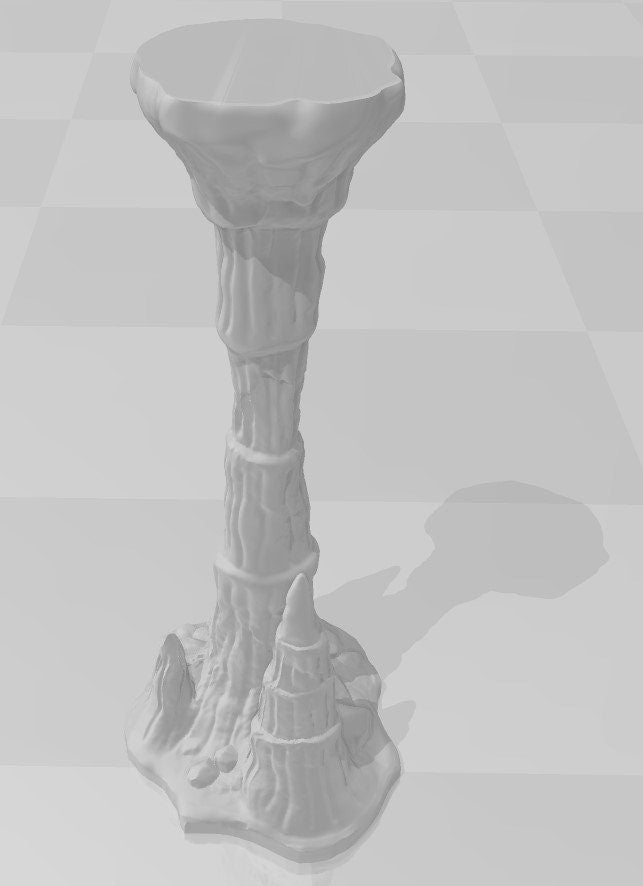 Wet Cavern Pillars - Cavern - Skyless Realms - DND - Dungeons & Dragons - RPG - Tabletop - EC3D - Miniature - 28 mm - 1" scale