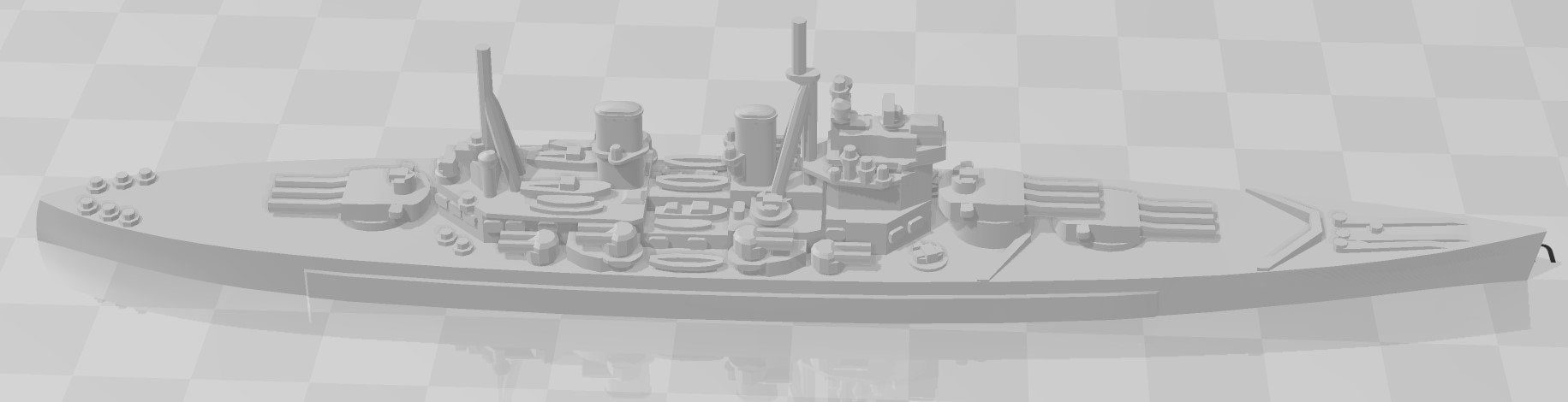 Lion Class - Battleship - Royal Navy - Wargaming - Axis and Allies - Naval Miniature - Tabletop Games - Warships