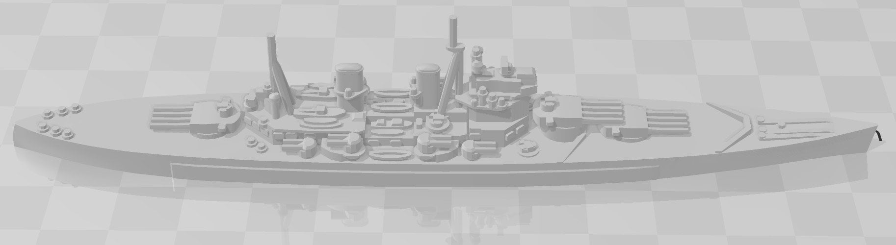 Lion Class - Battleship - Royal Navy - Wargaming - Axis and Allies - Naval Miniature - Tabletop Games - Warships