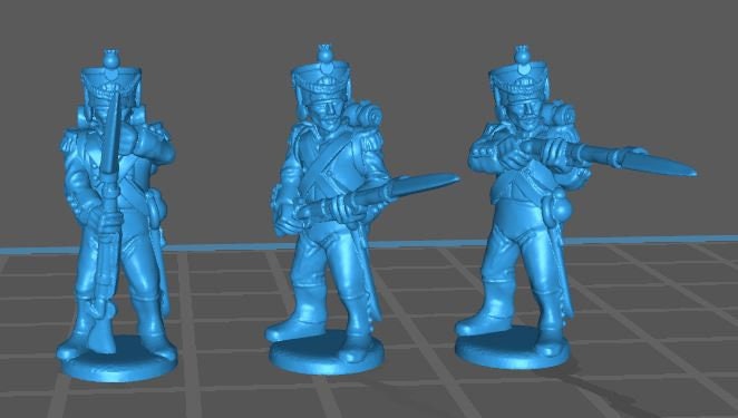 French Vistula Legion Inf btg 1808-13 - 18 minis - Great for Table Top War Games And Dioramas - Historical Wargaming - Resin 28mm Miniatures