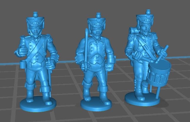 French Vistula Legion Inf btg 1808-13 - 18 minis - Great for Table Top War Games And Dioramas - Historical Wargaming - Resin 28mm Miniatures