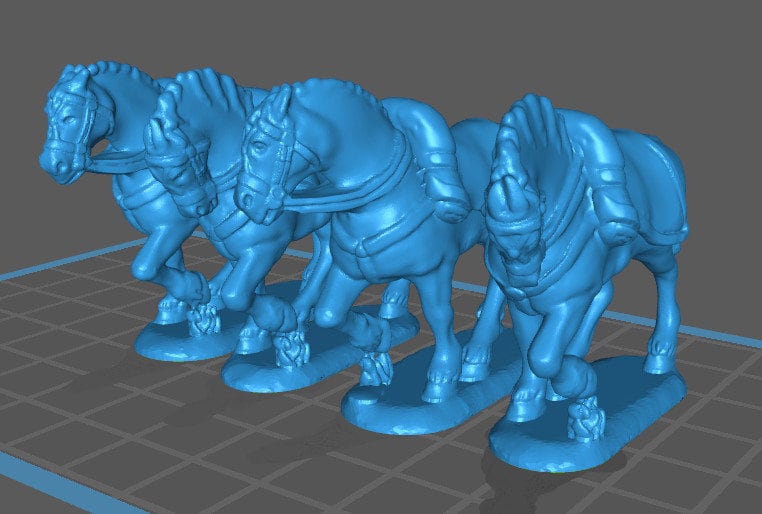 Polish light horses walking - Po lh1 - 4 minis - Great for Table Top War Games And Dioramas - Historical Wargaming - Resin 28mm Miniatures