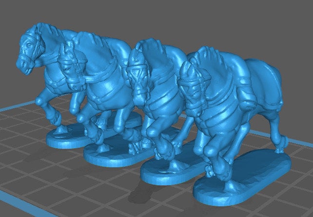 Polish light horses charging - Po lh2 - 4 minis - Great for Table Top War Games And Dioramas - Historical Wargaming - Resin 28mm Miniatures
