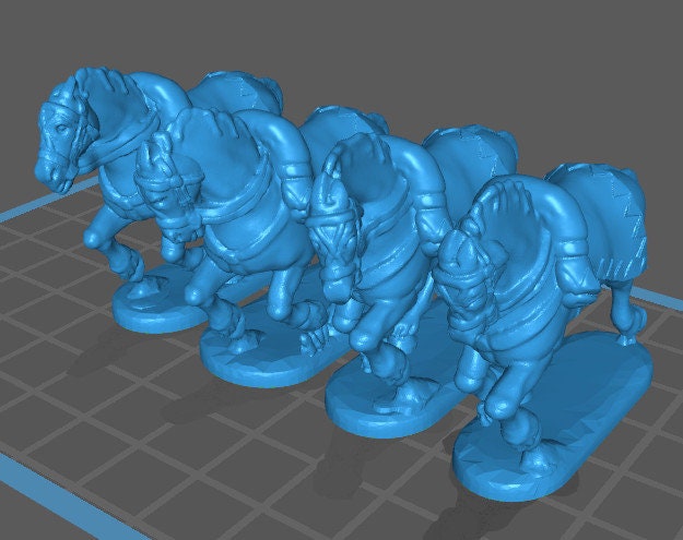 Russian light horse charging - Lc Ru1 - 4 minis - Great for Table Top War Games And Dioramas - Historical Wargaming -Resin 28mm Miniatures