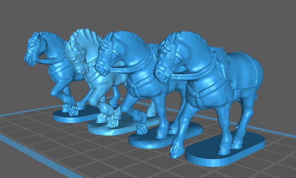 Russian Cuirassier horse 1805 walking - Ru Co3 - 4 minis - Great for Table Top War Games And Dioramas - Historical Wargaming -Resin 28mm