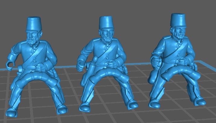 Russian regular Cossacks in summer dress - 14 minis - War Games And Dioramas - Historical Wargaming -Resin 28mm