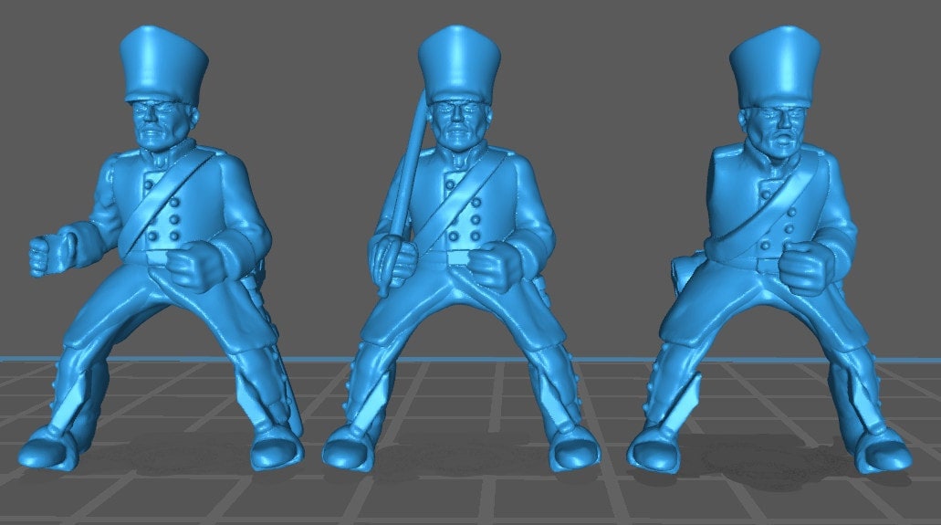 Prussian Dragoons and Uhlans 1810-15 rgt - 12 minis - War Games And Dioramas - Historical Wargaming -Resin 28mm