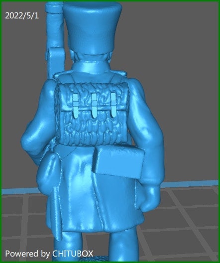 Prussian Landwehr btg with shako - 9 minis - War Games And Dioramas - Historical Wargaming -Resin 28mm