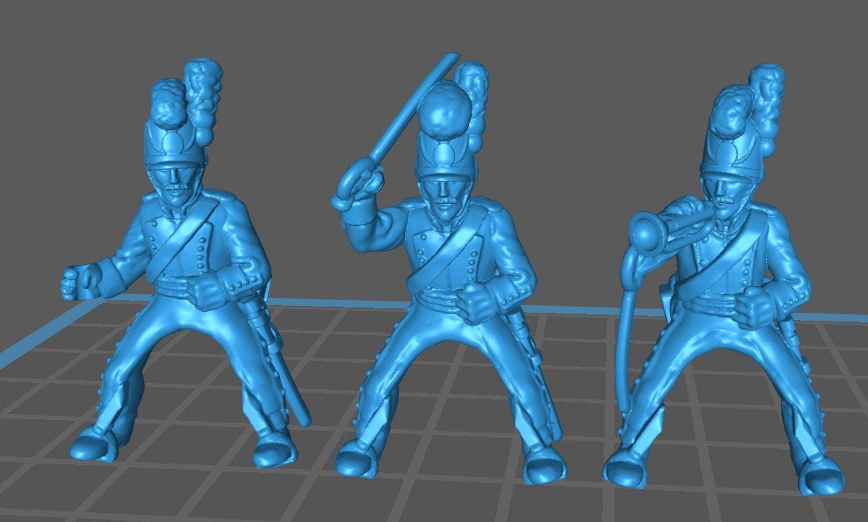 Bavarian Dragoon and Chevalleger rgt 1805-10 - 10 minis - War Games And Dioramas - Historical Wargaming -Resin 28mm