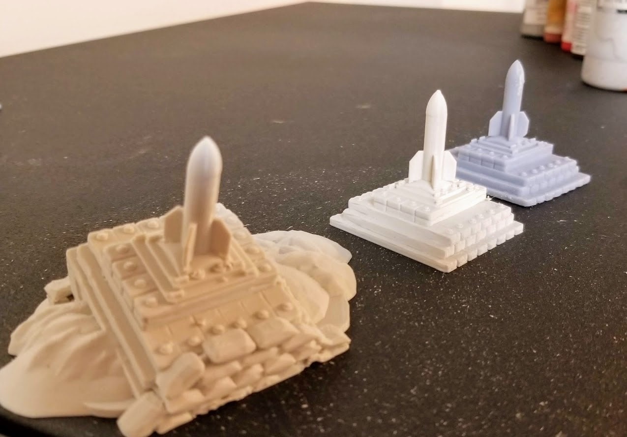 Japanese Type 98 320 mm Spigot Mortar - Great for Table Top War Games And Dioramas - Resin 28 mm Miniatures - Bolt Action