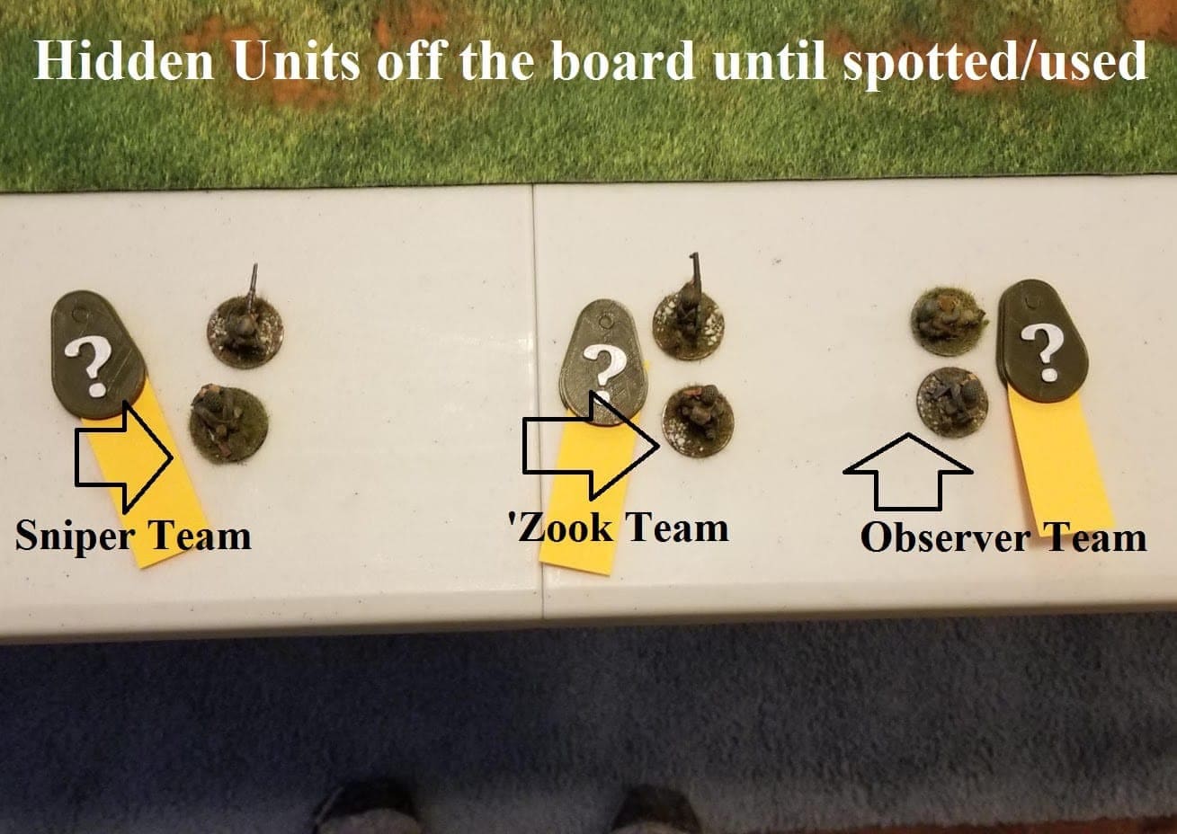 Bolt Action Alternate Hidden Unit System - Full Set - Great for Table Top War Games And Dioramas - Resin 28 mm Miniatures - Bolt Action