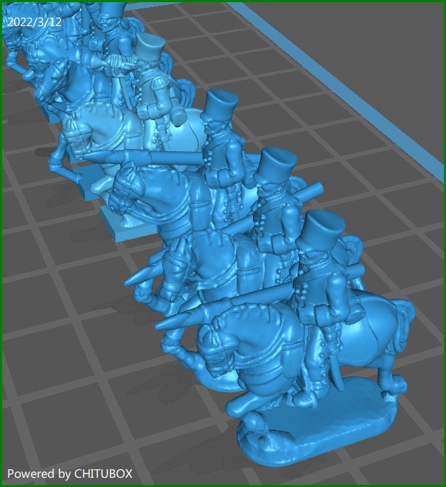 Prussian Dragoons a Uhlans 1810-15 - 15mm epic size - War Games And Dioramas - Historical Wargaming - Resin