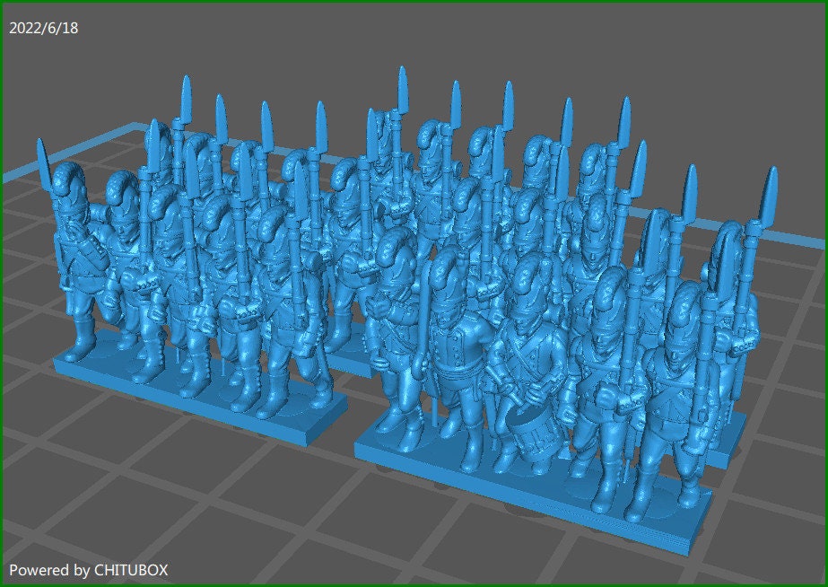 Bavarian btg - 15mm epic size - War Games And Dioramas - Historical Wargaming - Resin