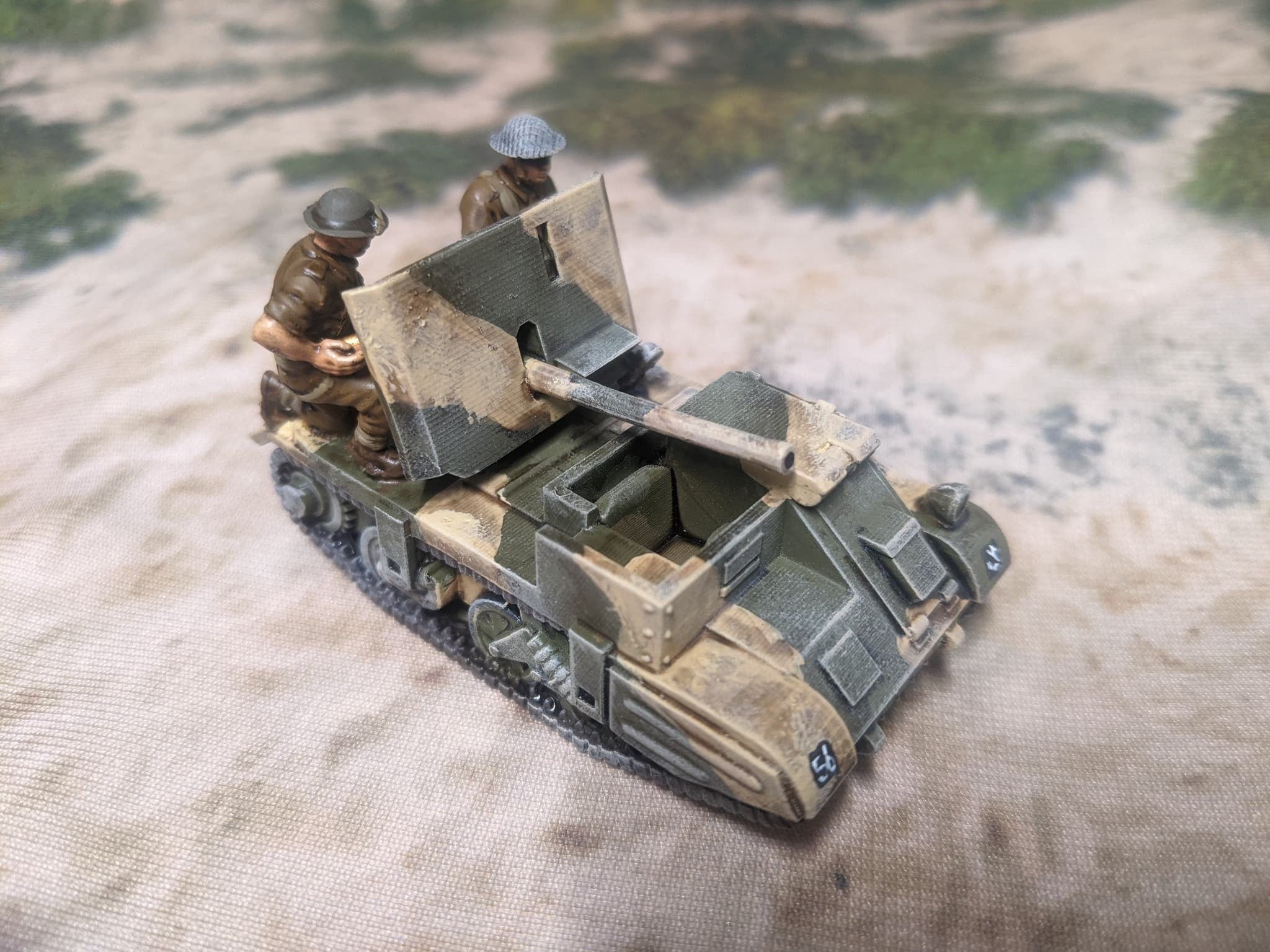 Australian 2 pounder ATG Universal Carrier - War Games And Dioramas - Resin 28mm - Bolt Action