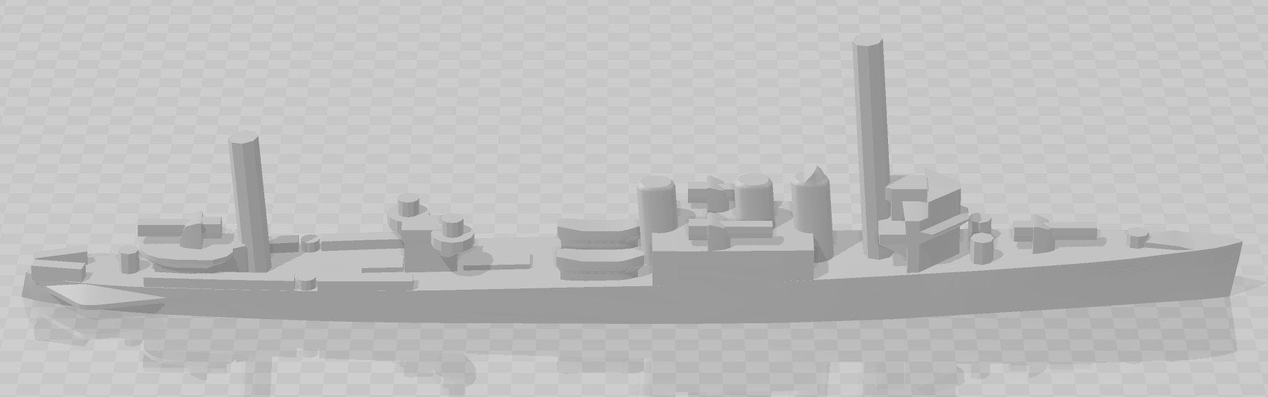 Destroyer - Mine Layer - Clemson Class - USN - Wargaming - Axis and Allies - Naval Miniature - Tabletop Games - Warships