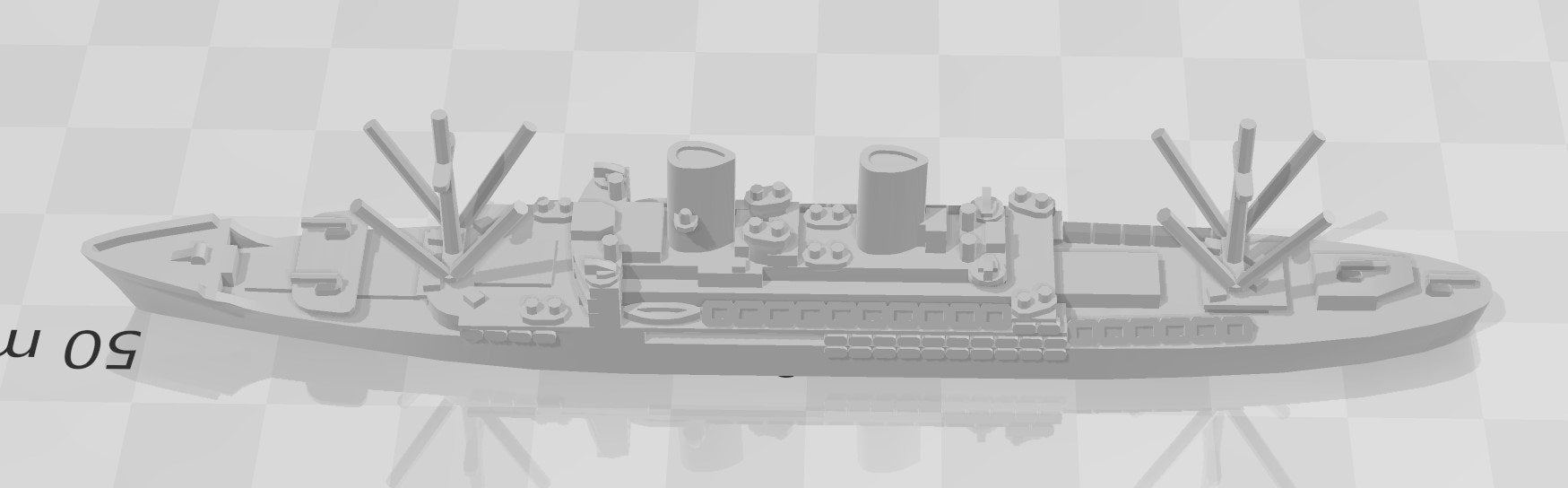 General John Pope Transport - US Navy - Wargaming - Axis and Allies - Naval Miniature - Tabletop Games - Warships