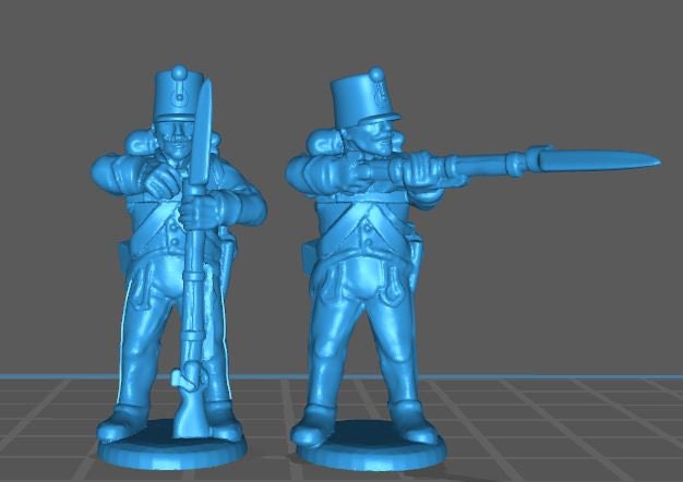 Napoleonic Austrian Grenzer Btg - 11 minis - Great for Table Top War Games And Dioramas - Historical Wargaming - Resin 28mm Miniatures