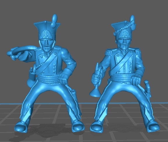 French Vistula Legion Lancers - 8 minis - Great for Table Top War Games And Dioramas - Historical Wargaming - Resin 28mm Miniatures