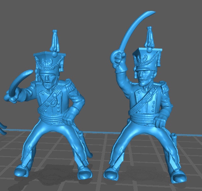 Duchy of Warsaw Lancers - 8 minis - Great for Table Top War Games And Dioramas - Historical Wargaming - Resin 28mm Miniatures